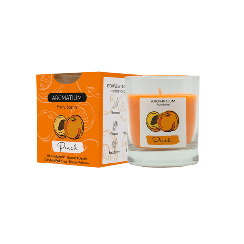 VELA FRUITY PERFUMADO PEACH NARANJA
