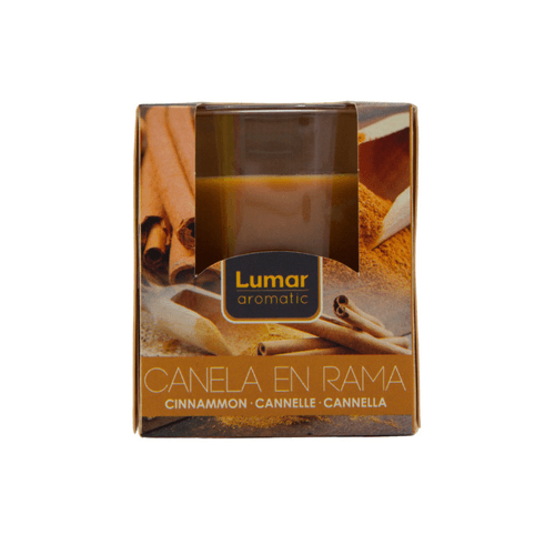 VELA VASO AROMATIC PERFUMADO CANELA CAFE