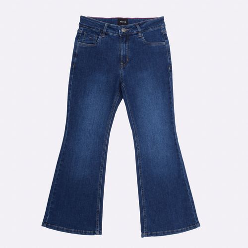 PANTALON FLARE AZUL MARINO