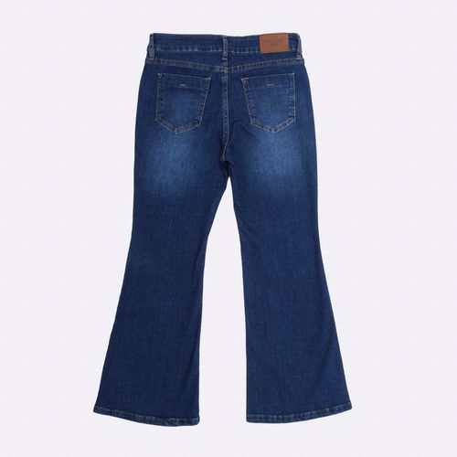 PANTALON FLARE AZUL MARINO