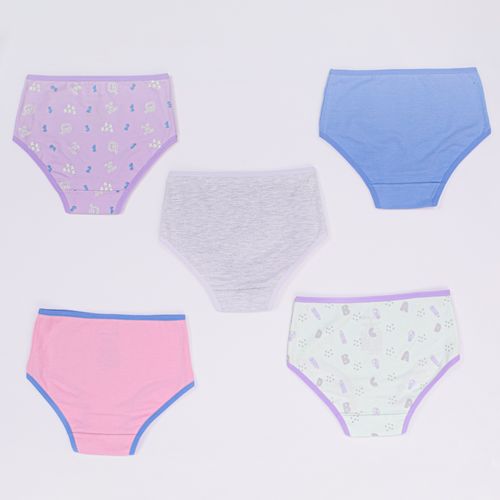 PANTY ALGODON LAPIZ ROSADO PACK X5