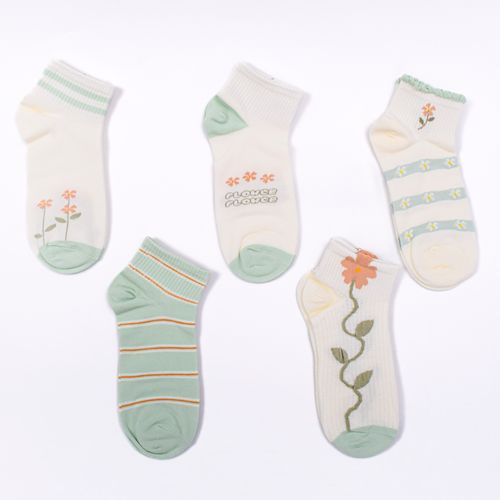 MEDIAS CASUAL DAMA CAÑA TOBILLERA LISA DISEÑOS VARIOS SURTIDO PACK X1