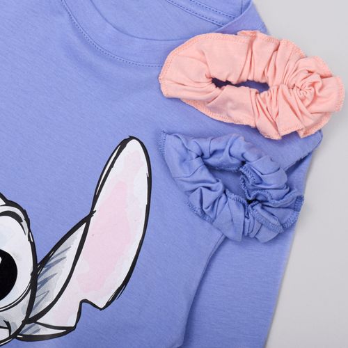 PIJAMA CONJUNTO MANGA LARGA + PANTALON STITCH LILA