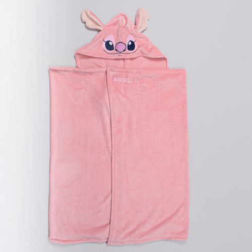 PIJAMA CONJUNTO SALIDA DE CAMA POLAR STITCH ROSADO