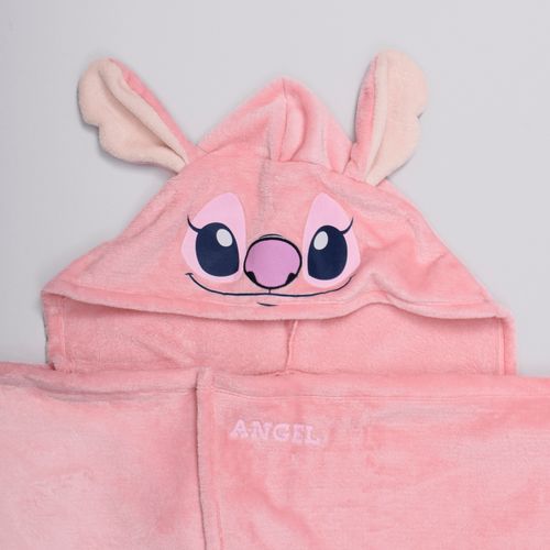 PIJAMA CONJUNTO SALIDA DE CAMA POLAR STITCH ROSADO