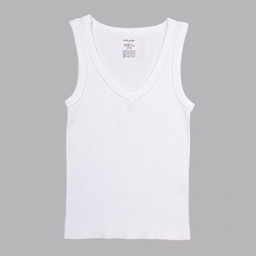 TOP SEAMLESS CUELLO REDONDOLARGO BLANCO