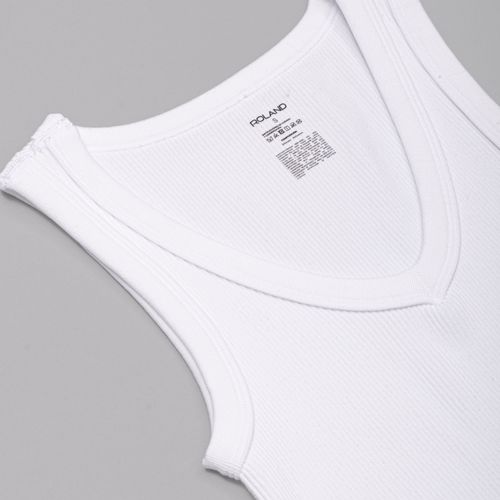 TOP SEAMLESS CUELLO REDONDOLARGO BLANCO
