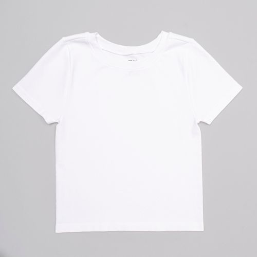 CAMISETA SEAMLESS CUELLO REDONDO BLANCO