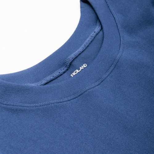 CAMISETA SEAMLESS CUELLO REDONDO AZUL