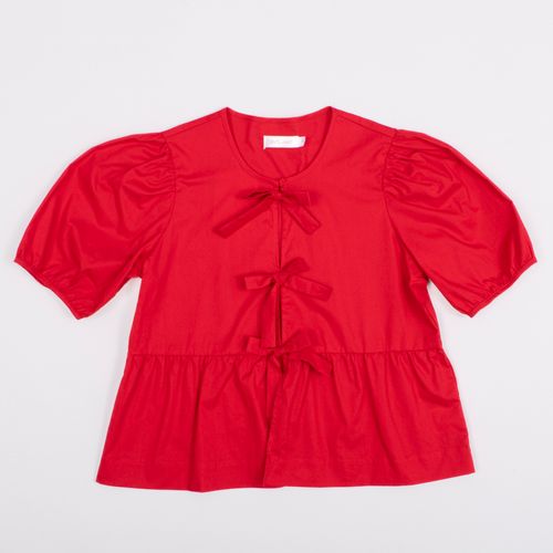 CAMISA MANGA CORTA ROJO