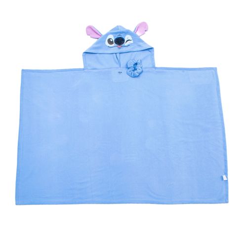 PIJAMA SALIDA DE CAMA POLAR STITCH CELESTE