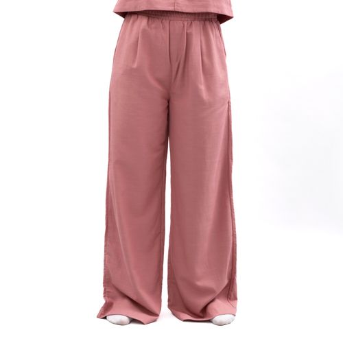 PANTALON BASTA ANCHA ROSADO
