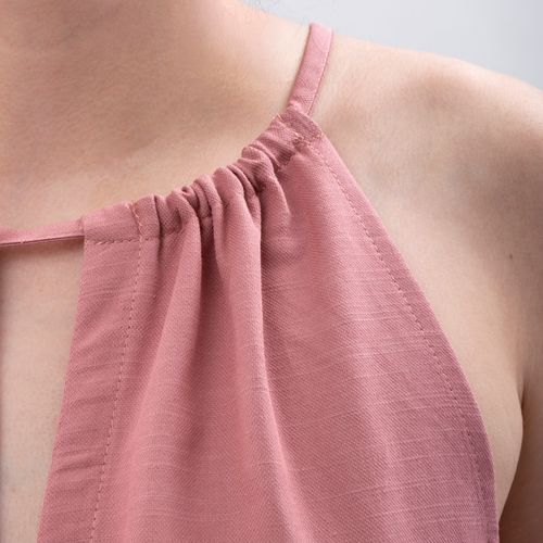 TOP CUELLO REDONDO ROSADO