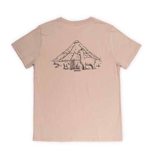 CAMISETA LLAMA BEIGE