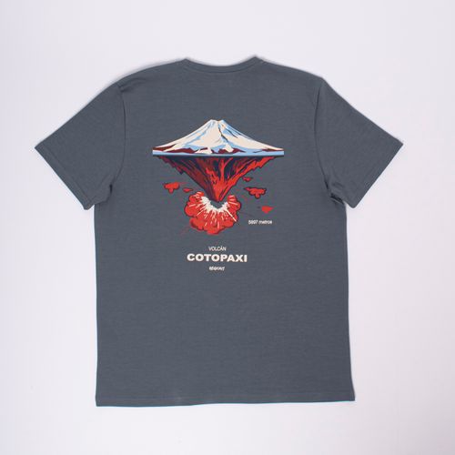 CAMISETA COTOPAXI PLOMO