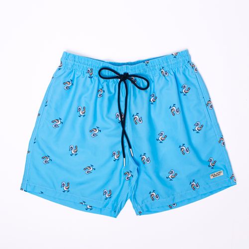 BERMUDA SWIMWEAR NAILON PIQUEROS REGIONS AQUA