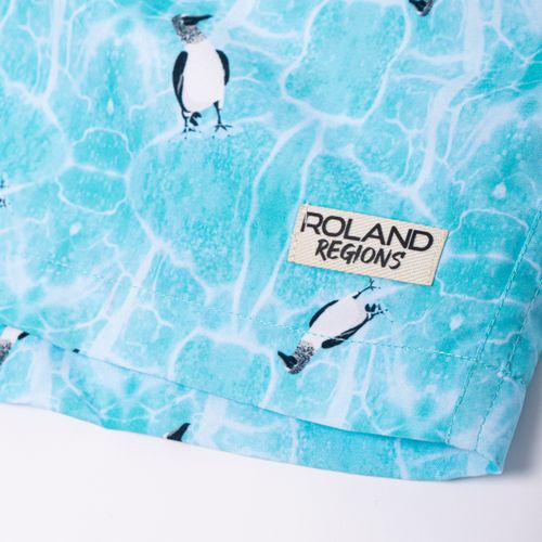 BERMUDA SWIMWEAR NAILON PIQUEROS REGIONS AQUA