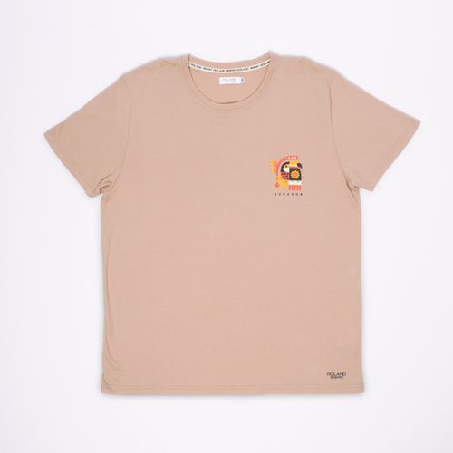 CAMISETA AVE BEIGE