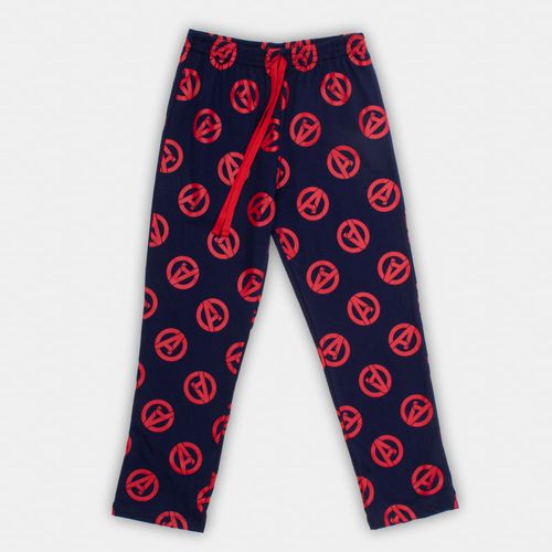 PIJAMA CONJUNTO MANGA CORTA + PANTALON CAPITAN AMERICA AZUL MARINO