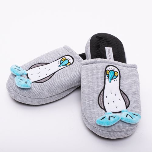 PANTUFLA FELPA PIQUERO PATITAS REGIONS GRIS