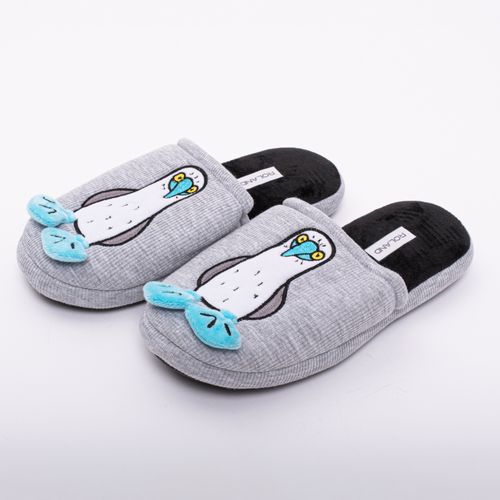 PANTUFLA FELPA PIQUERO PATITAS REGIONS GRIS