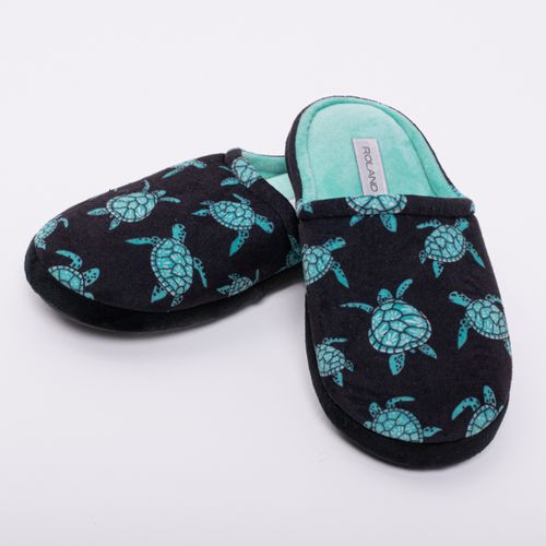 PANTUFLA TORTUGA NEGRO