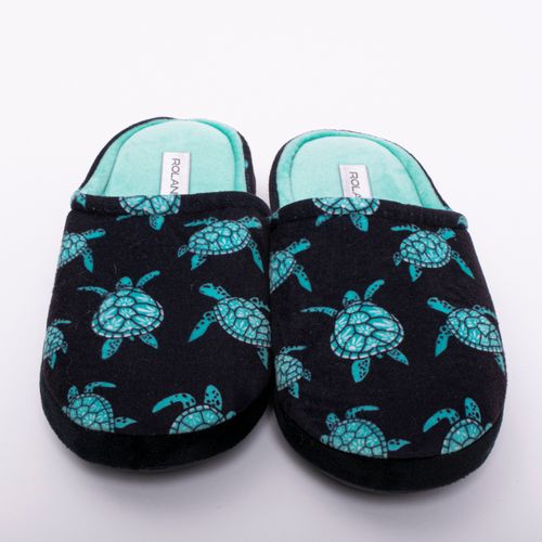PANTUFLA TORTUGA NEGRO