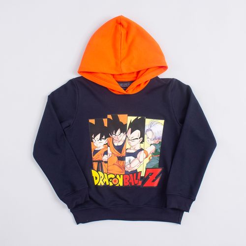 NIÑO CHOMPA DRAGON BALL AZUL MARINO