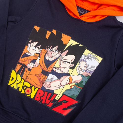 NIÑO CHOMPA DRAGON BALL AZUL MARINO