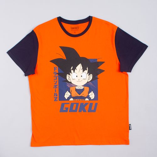PIJAMA CONJUNTO MANGA CORTA + PANTALON DRAGON BALL NARANJA