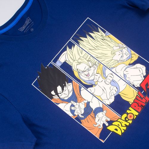 PIJAMA CONJUNTO MANGA CORTA + PANTALON DRAGON BALL AZUL MARINO