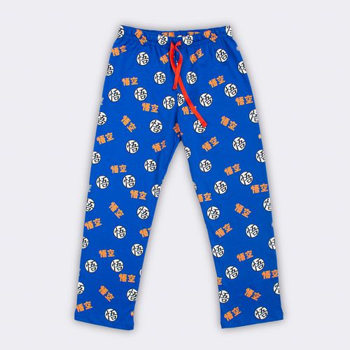 PIJAMA CONJUNTO MANGA LARGA + PANTALON DRAGON BALL GRIS JASPE CLARO
