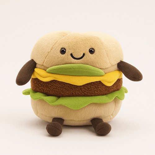 PELUCHE HAMBURGUESA 15CM ENJOY & JOY CAFE