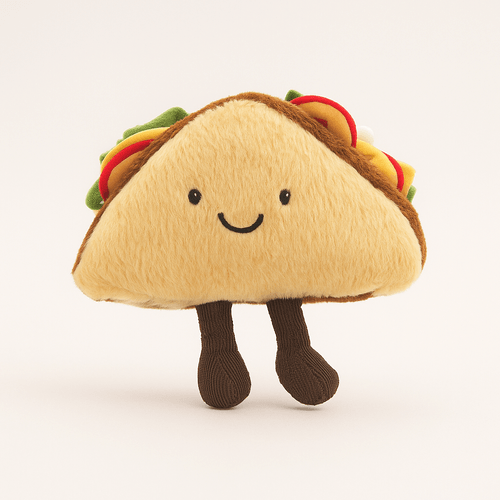 PELUCHE SANDWICH 20CM ENJOY & JOY BEIGE