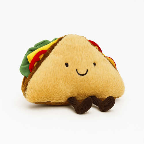 PELUCHE SANDWICH 20CM ENJOY & JOY BEIGE