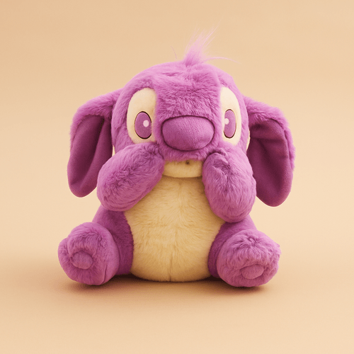 PELUCHE STITCH BEBE 30CM LILA