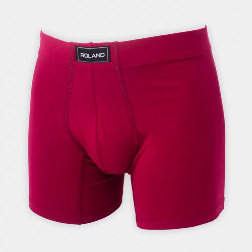BOXER BÁSICO ELASTICO RECUBIERTO PIERNA MEDIA LLANO VINO PACK X3