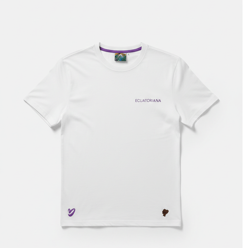 CAMISETA CASUAL ROLAND REGIONS BLANCO