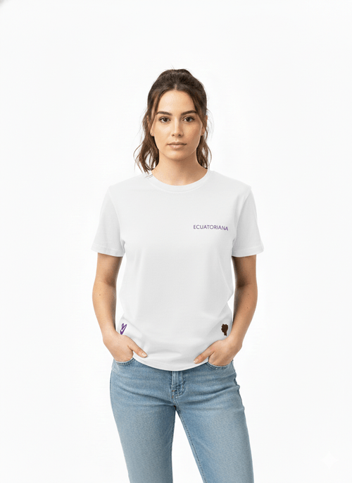 CAMISETA CASUAL ROLAND REGIONS BLANCO